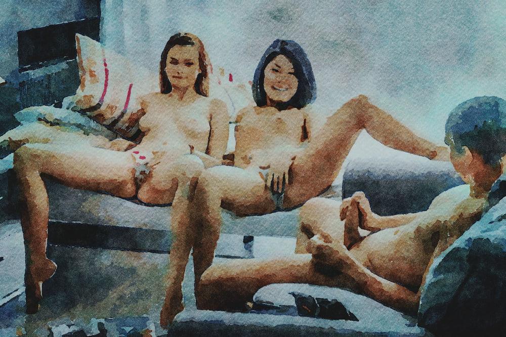 25P Erotic Digital Watercolor 52