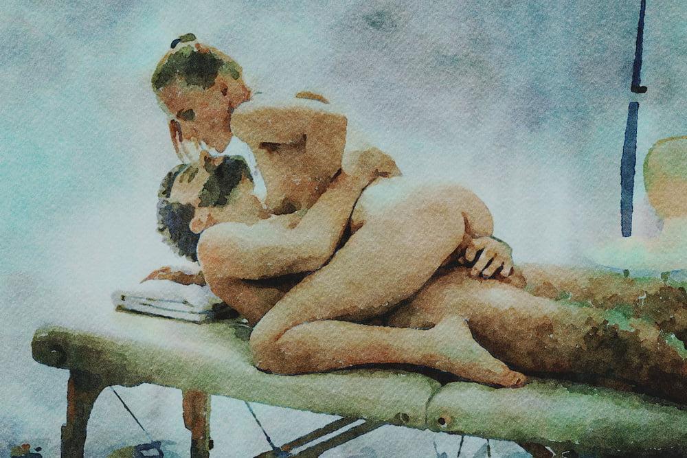 25P Erotic Digital Watercolor 52