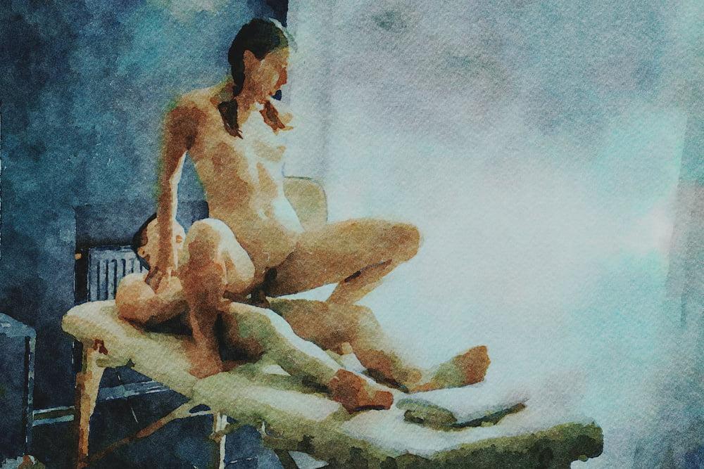 25P Erotic Digital Watercolor 52