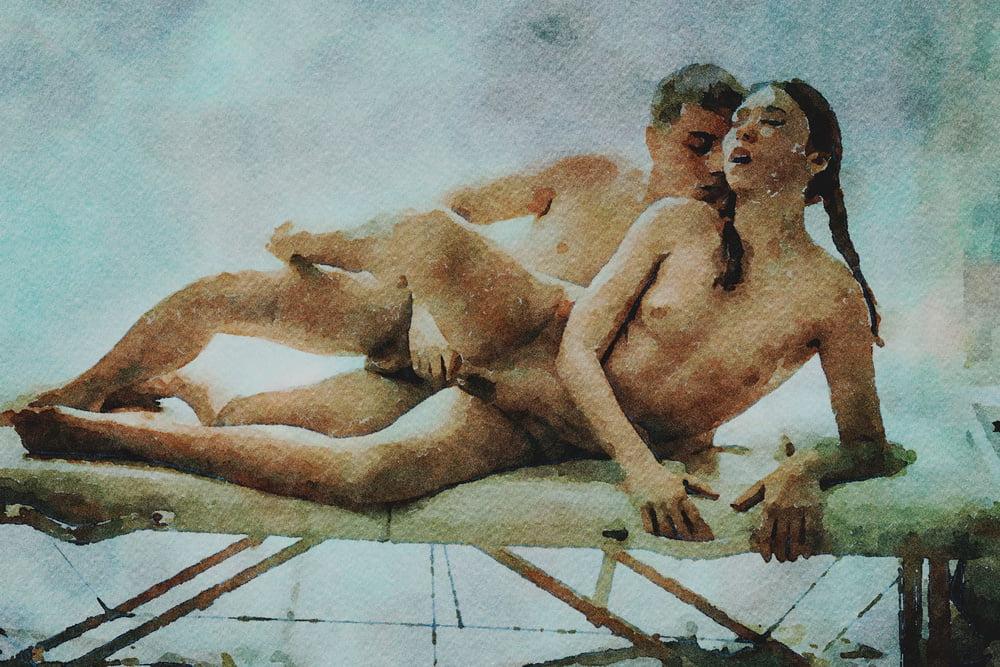 25P Erotic Digital Watercolor 52