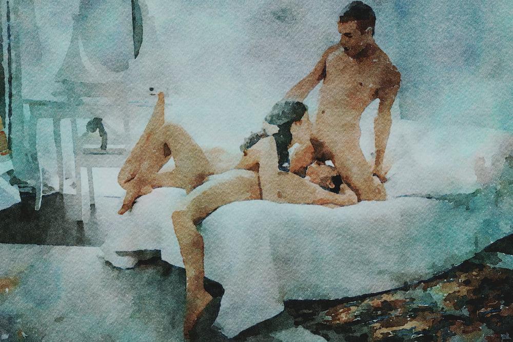 25P Erotic Digital Watercolor 52