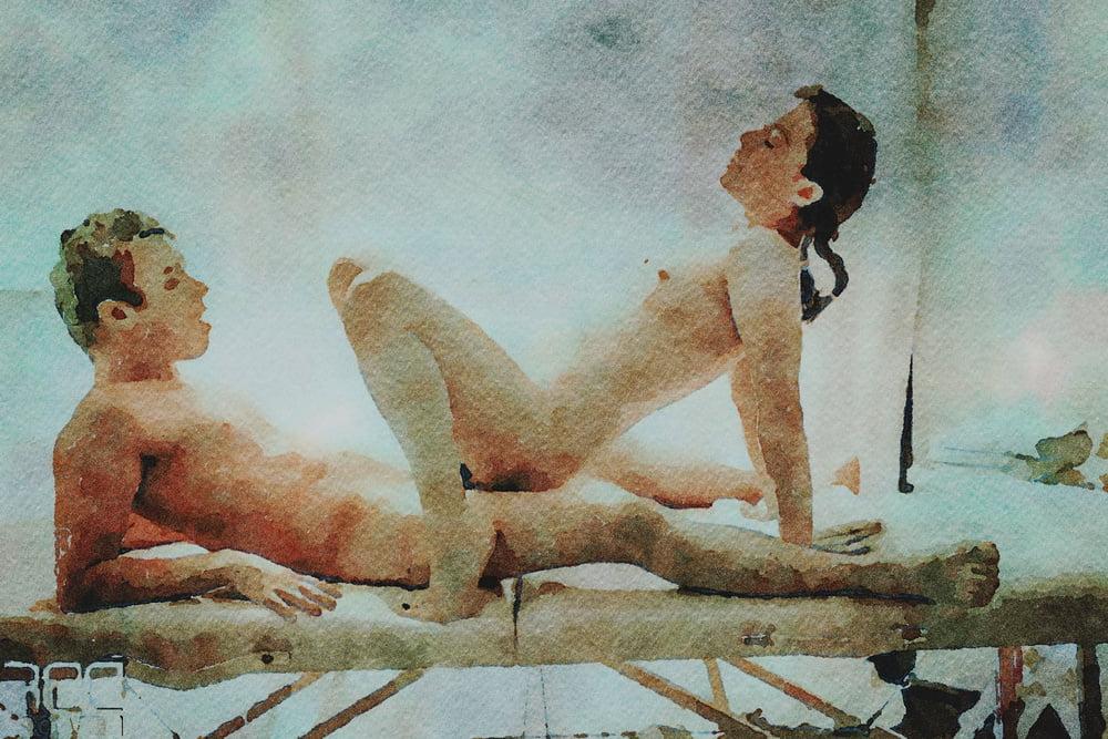 25P Erotic Digital Watercolor 49