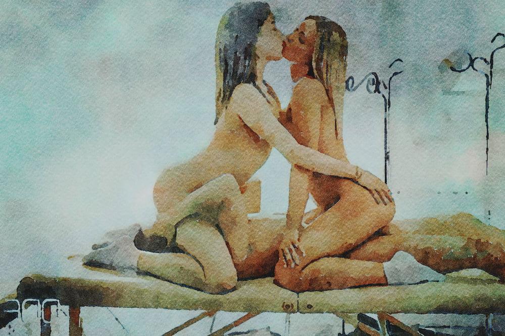 25P Erotic Digital Watercolor 49
