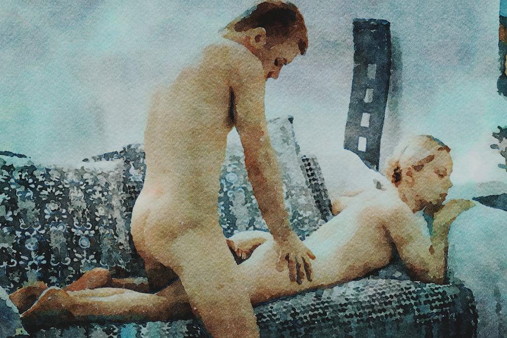 25P Erotic Digital Watercolor 49