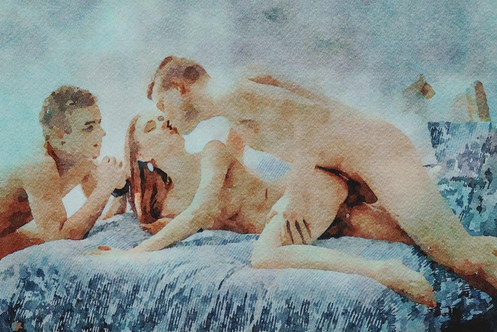 25P Erotic Digital Watercolor 49