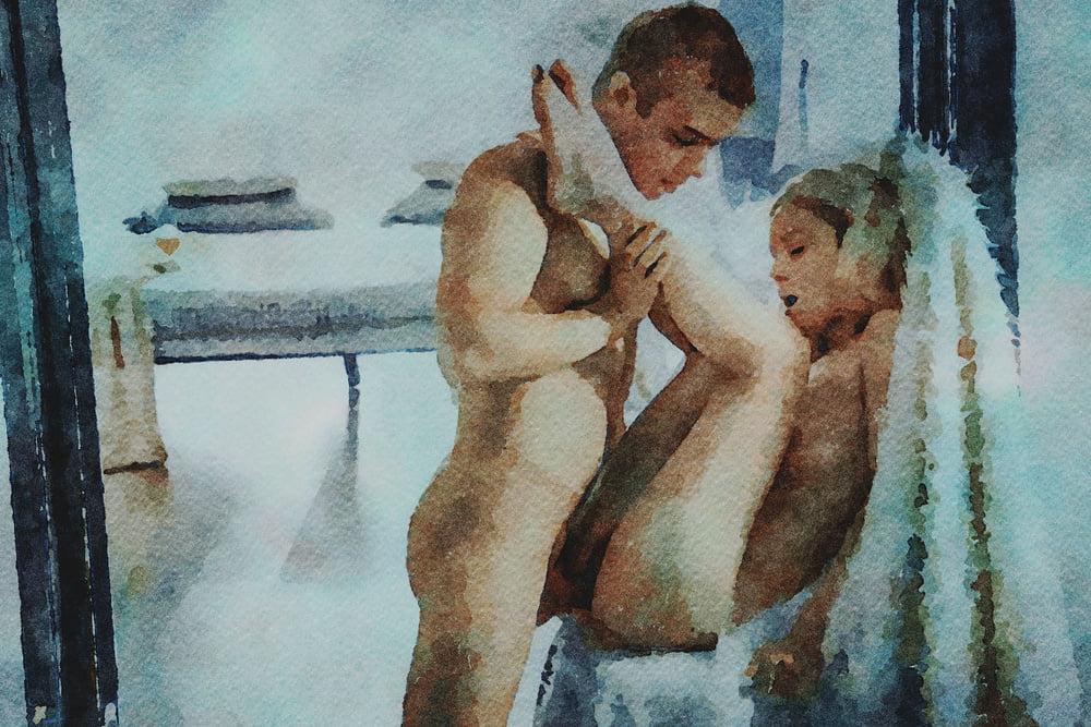 25P Erotic Digital Watercolor 49