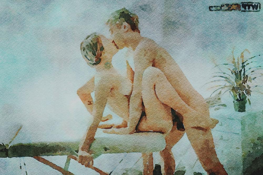 25P Erotic Digital Watercolor 48
