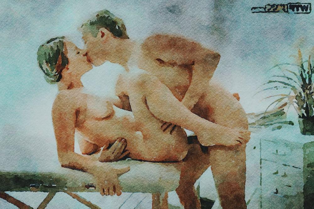 25P Erotic Digital Watercolor 48