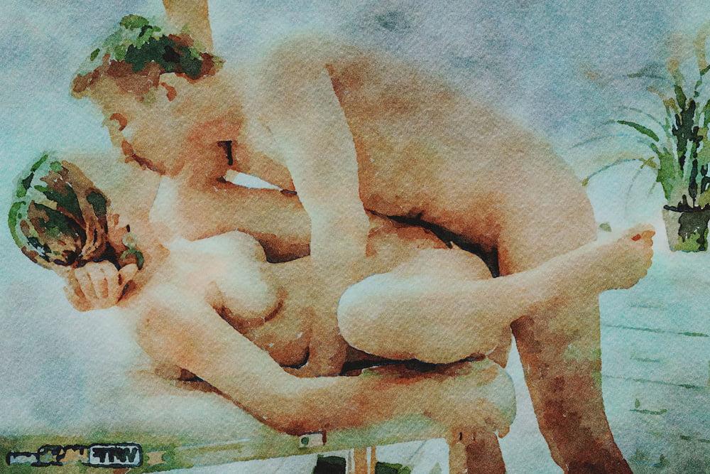 25P Erotic Digital Watercolor 48