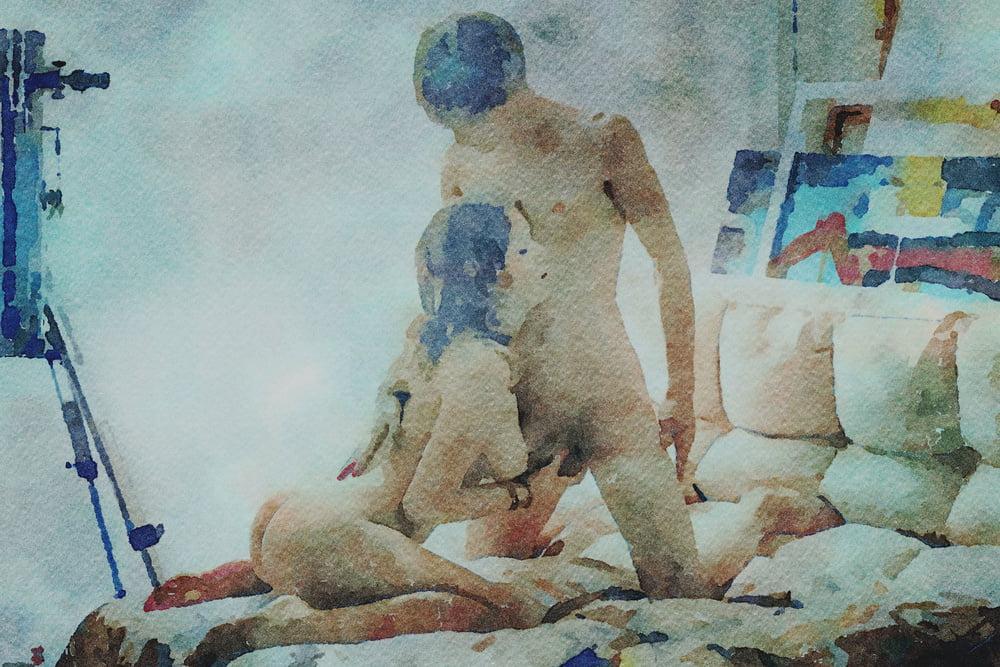 25P Erotic Digital Watercolor 48