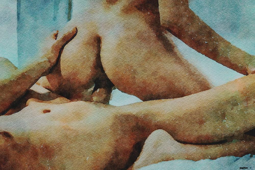 25P Erotic Digital Watercolor 44