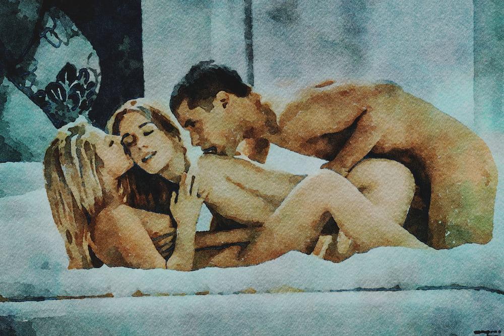 25P Erotic Digital Watercolor 44