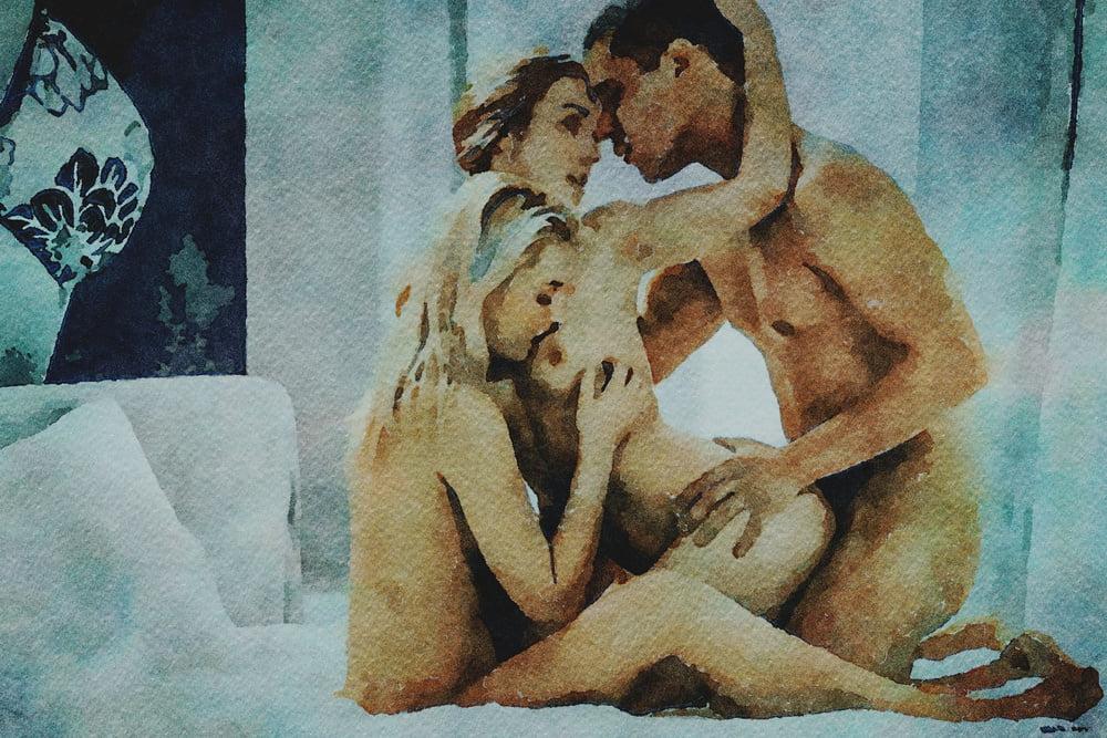 25P Erotic Digital Watercolor 44
