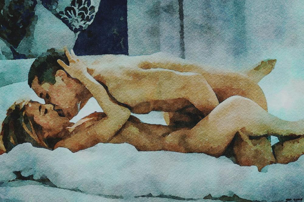 25P Erotic Digital Watercolor 44