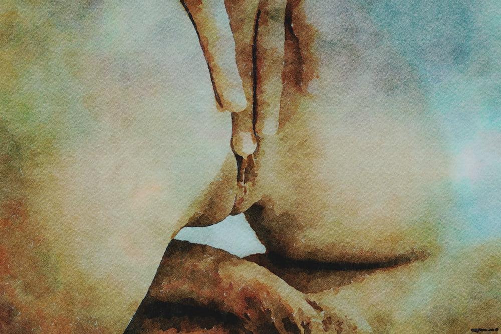 25P Erotic Digital Watercolor 44
