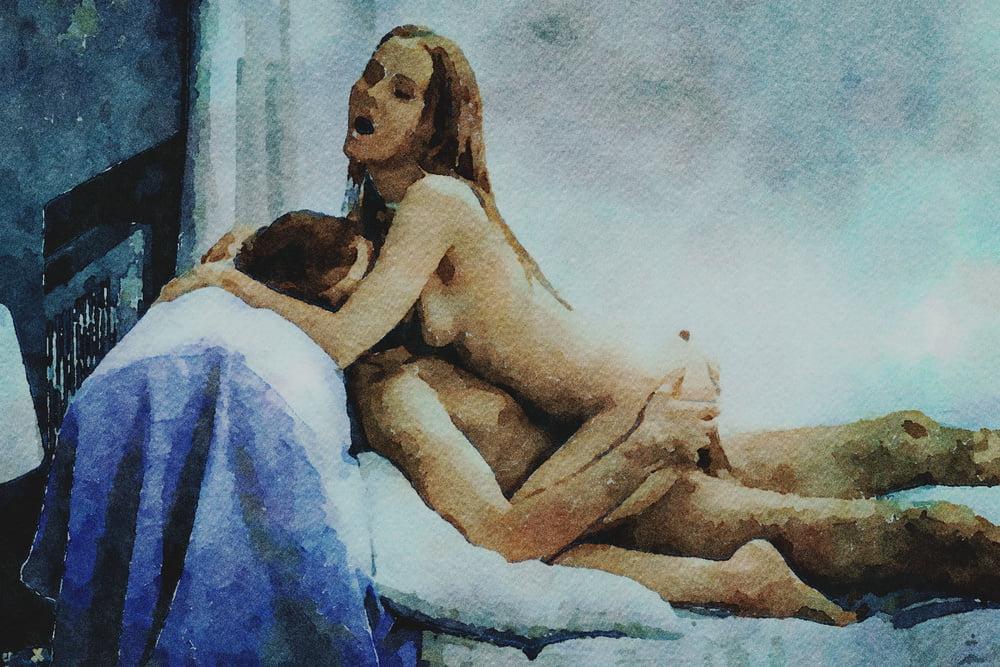 25P Erotic Digital Watercolor 54