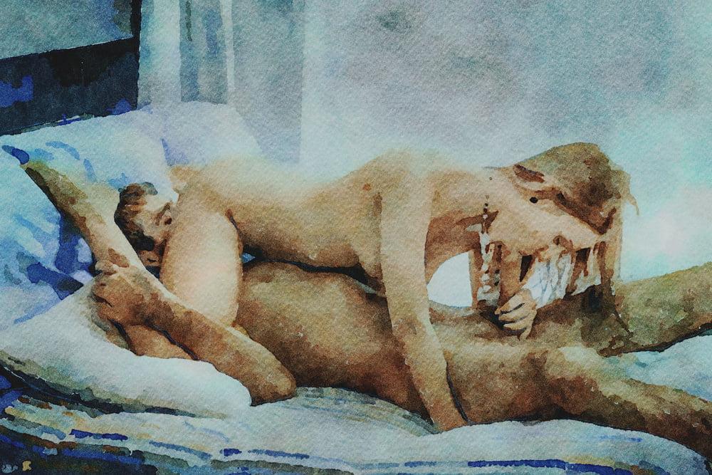25P Erotic Digital Watercolor 54