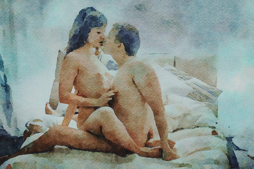 25P Erotic Digital Watercolor 54