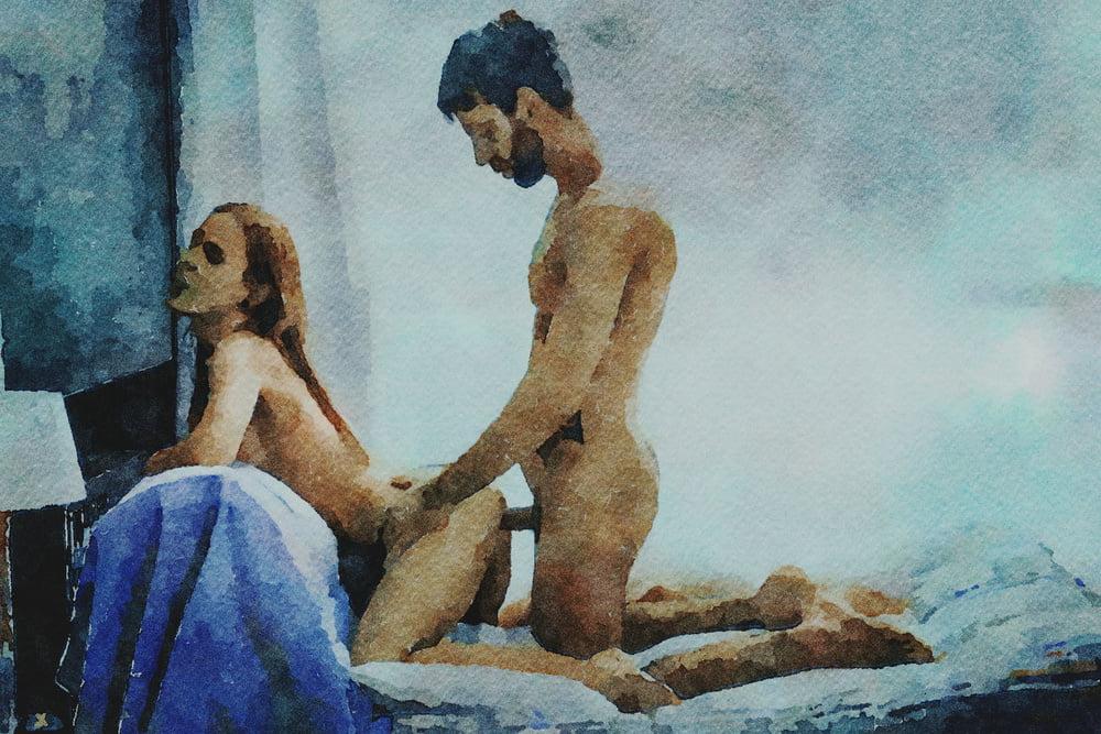 25P Erotic Digital Watercolor 54