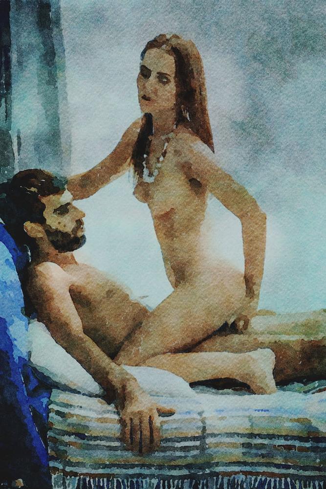 25P Erotic Digital Watercolor 54
