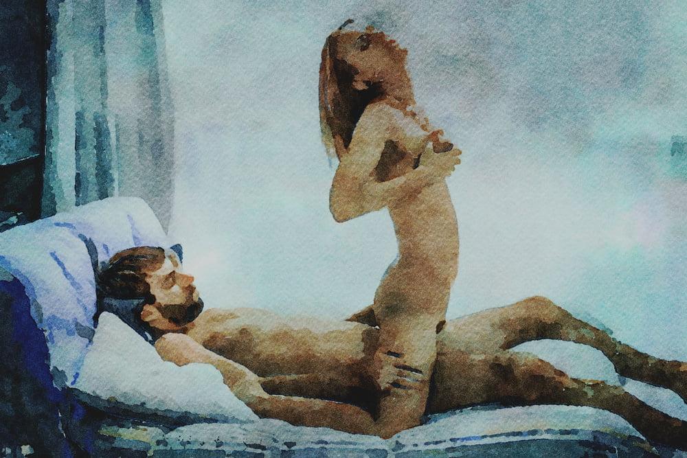 25P Erotic Digital Watercolor 54