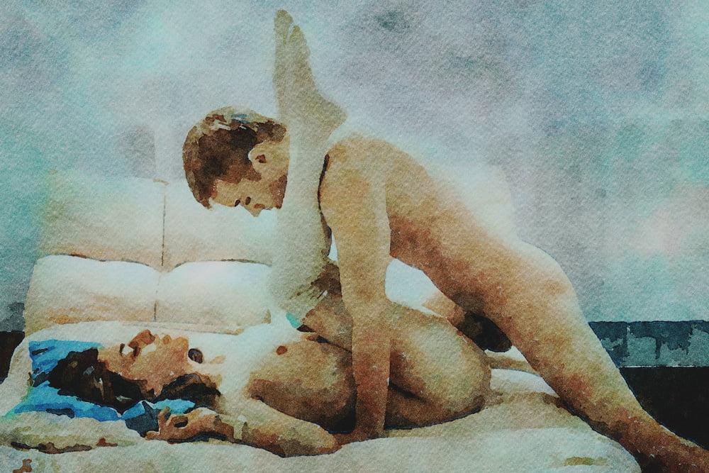 25P Erotic Digital Watercolor 54