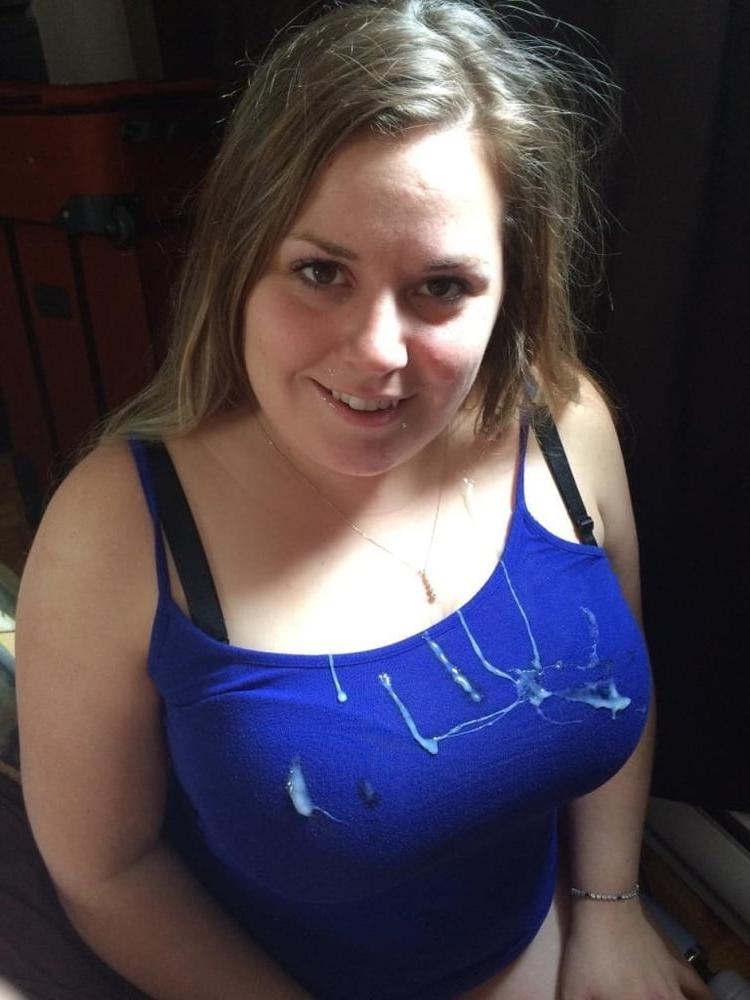 25P Amateur Cum On Tits 1