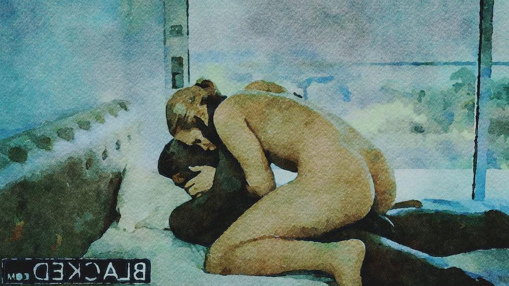 25P Erotic Digital Watercolor 42
