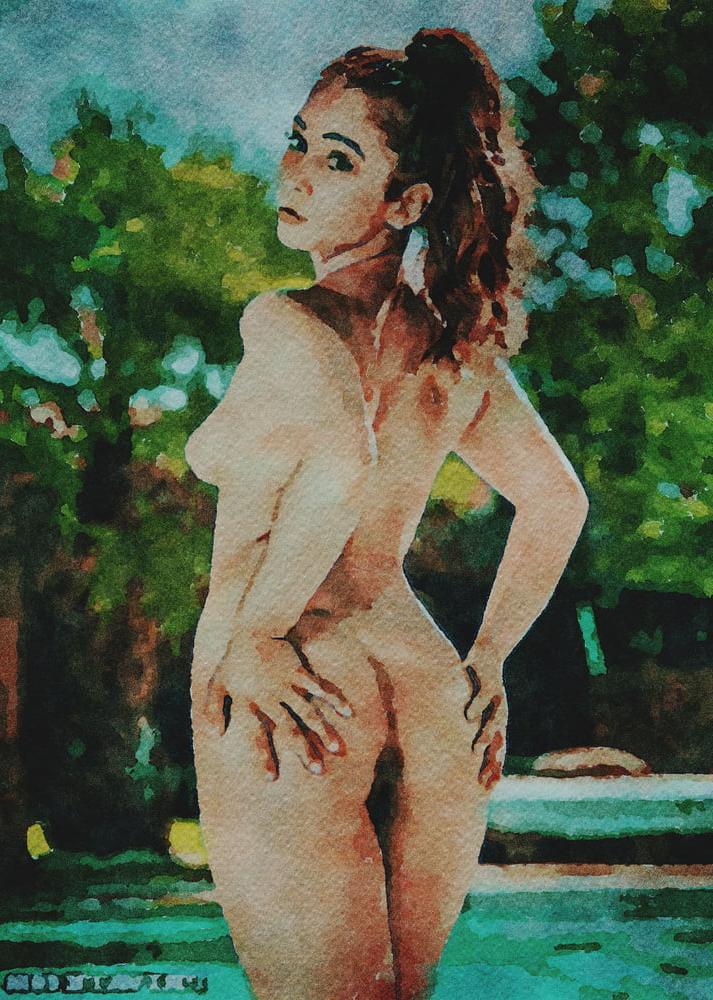 20P Erotic Digital Watercolor 33
