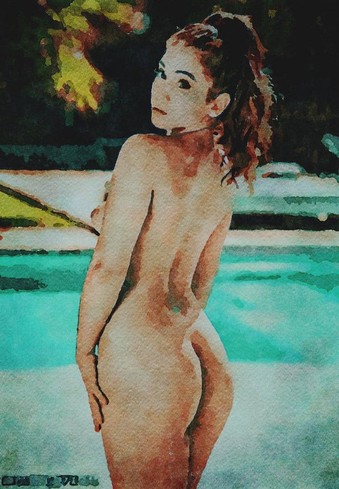 20P Erotic Digital Watercolor 33