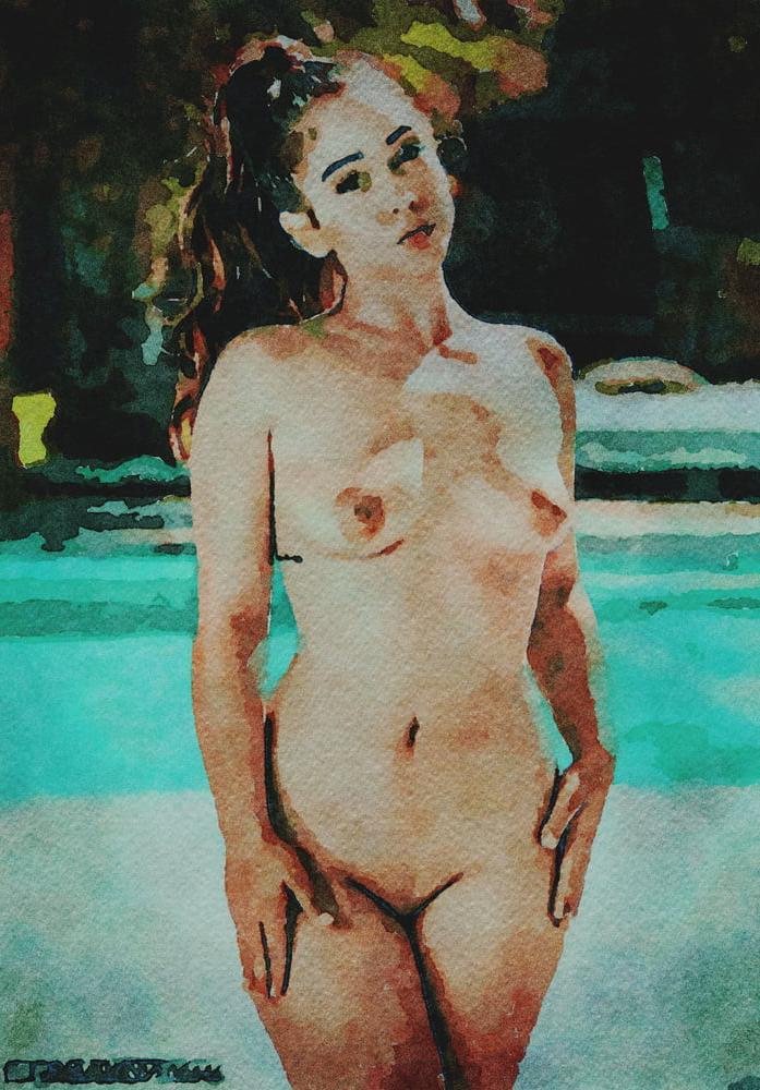 20P Erotic Digital Watercolor 33
