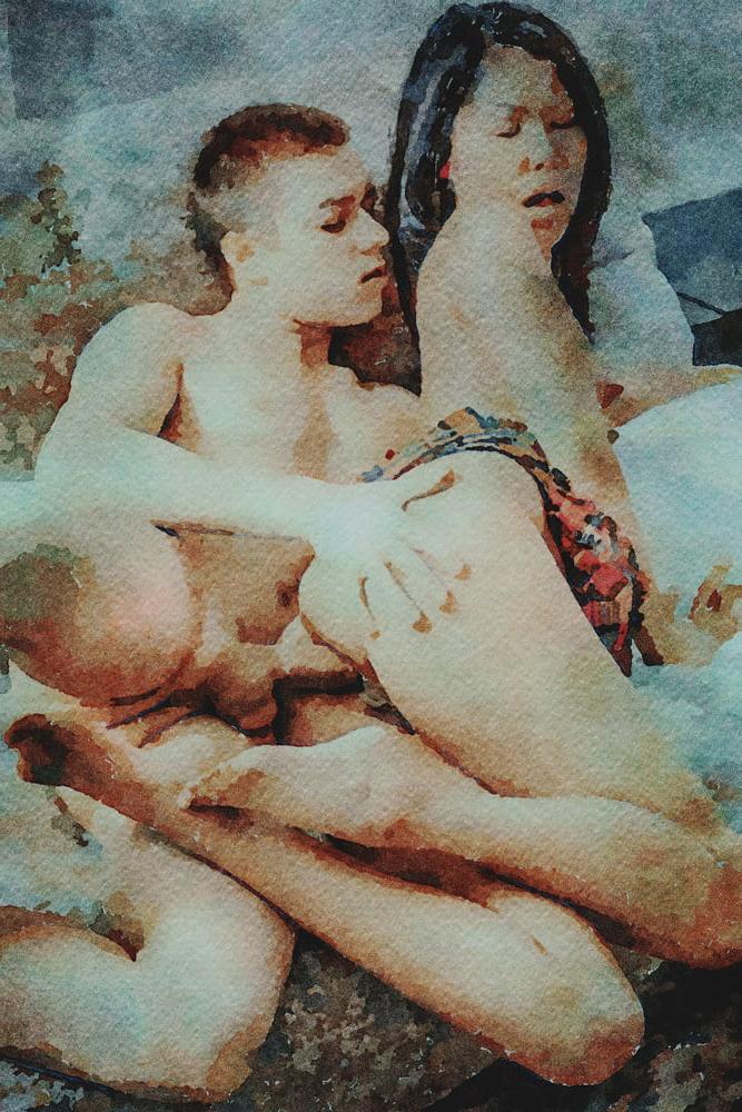 25P Erotic Digital Watercolor 51