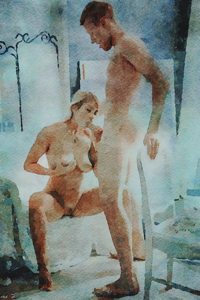 25P Erotic Digital Watercolor 56