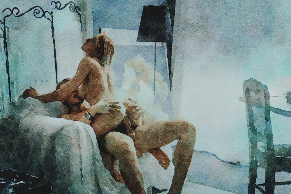 25P Erotic Digital Watercolor 56