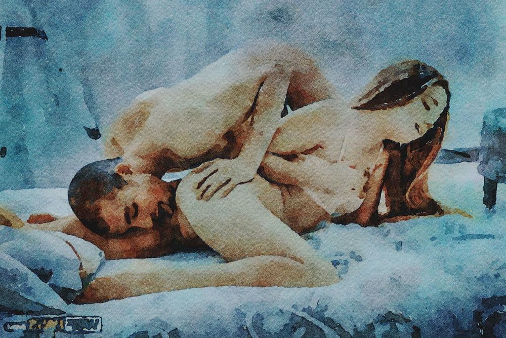 25P Erotic Digital Watercolor 56