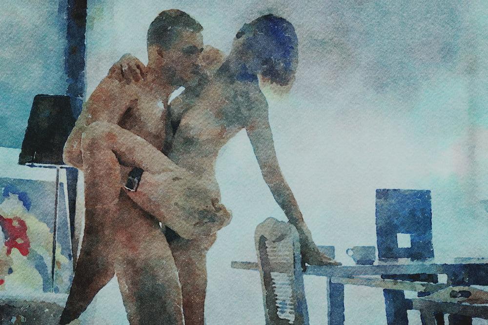 25P Erotic Digital Watercolor 56