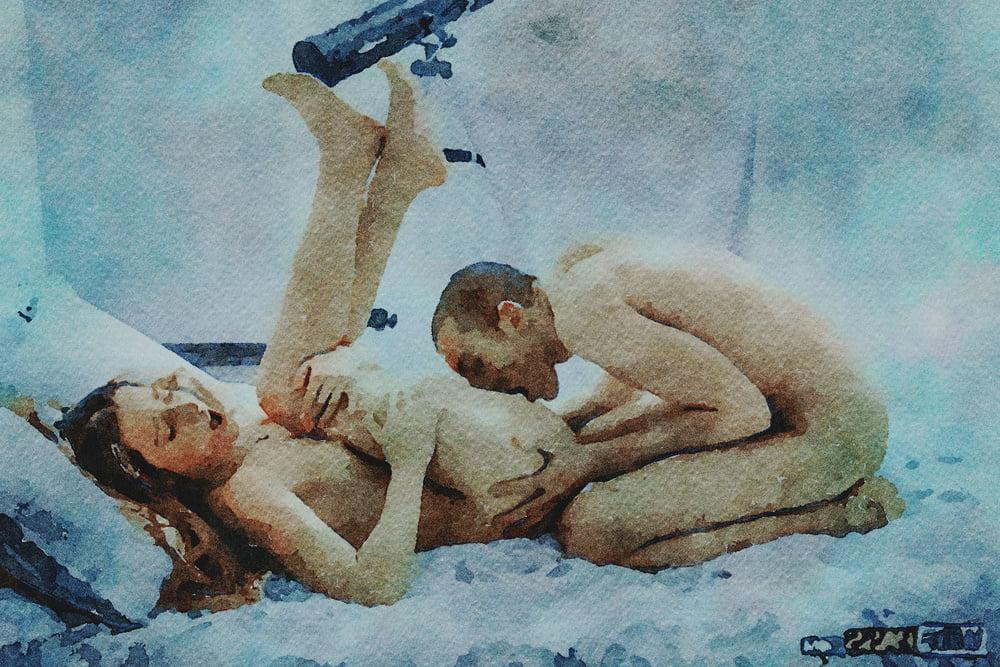 25P Erotic Digital Watercolor 56