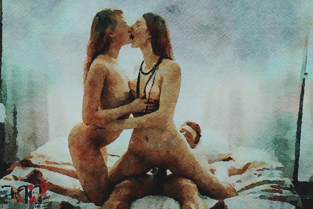 25P Erotic Digital Watercolor 56