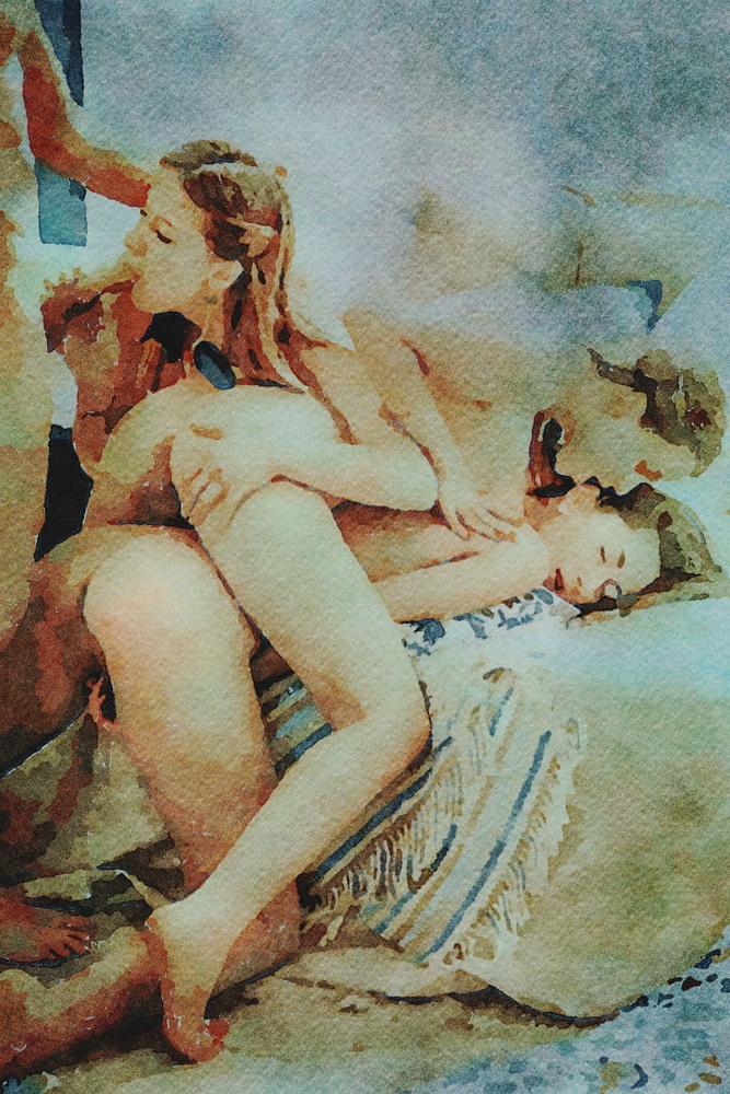 25P Erotic Digital Watercolor 56