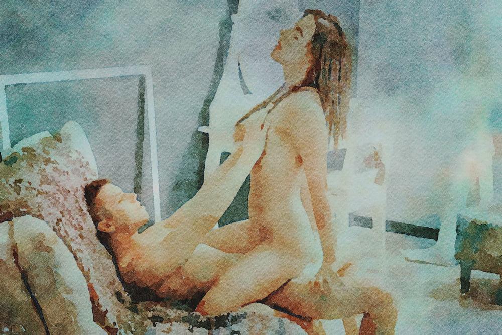 25P Erotic Digital Watercolor 56