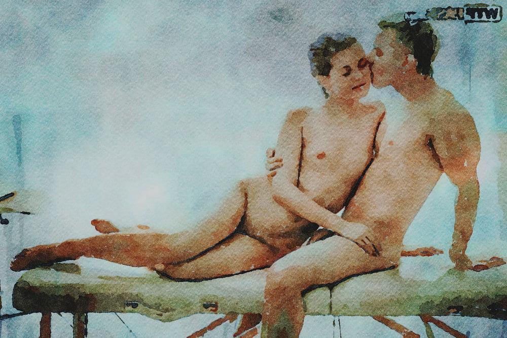 25P Erotic Digital Watercolor 56