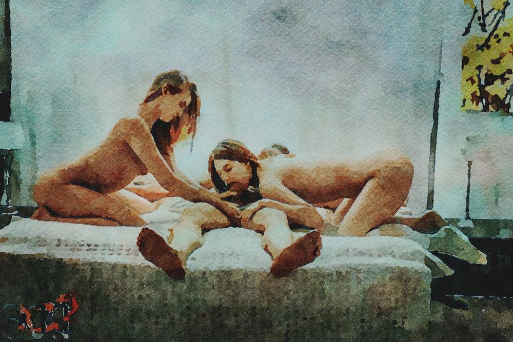 25P Erotic Digital Watercolor 56