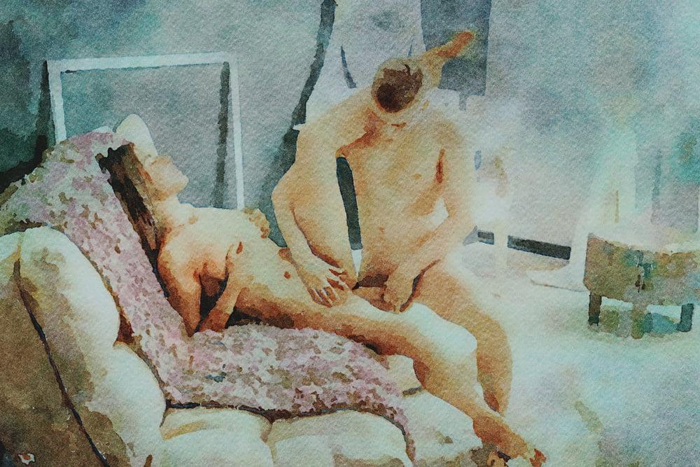 25P Erotic Digital Watercolor 56