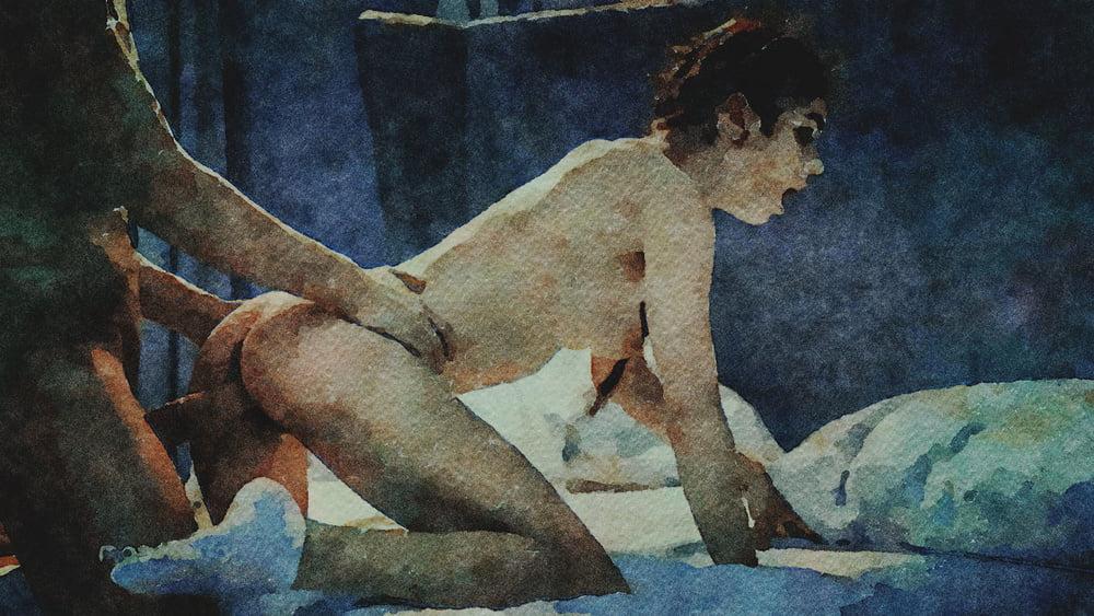 25P Erotic Digital Watercolor 41