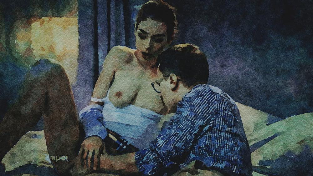 25P Erotic Digital Watercolor 41