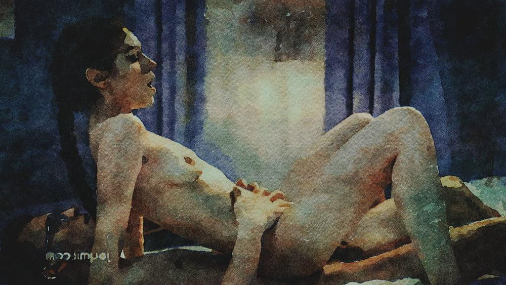 25P Erotic Digital Watercolor 41