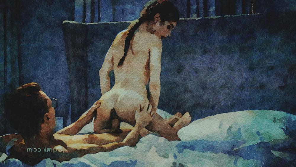25P Erotic Digital Watercolor 41