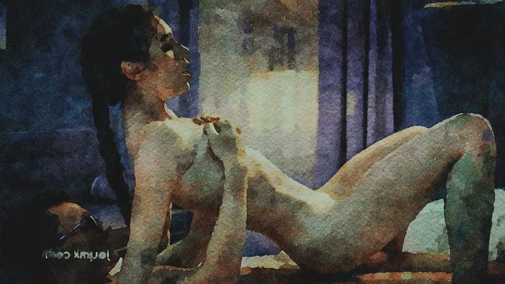 25P Erotic Digital Watercolor 41