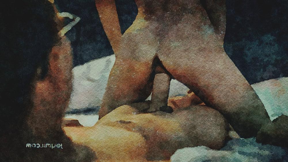 25P Erotic Digital Watercolor 41