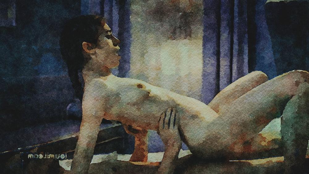 25P Erotic Digital Watercolor 41